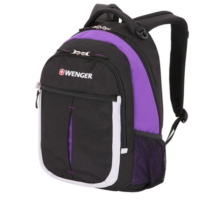 Школьный рюкзак Wenger Montreux 13852915, черный/фиолетовый/серебристый